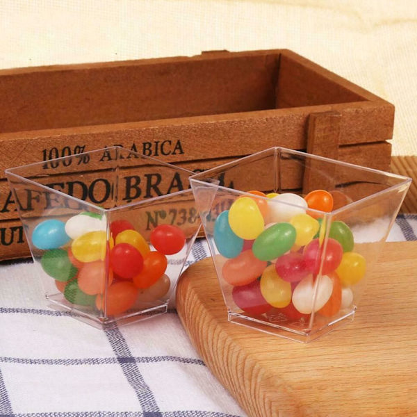 Plastglas til Dessert 50pcs