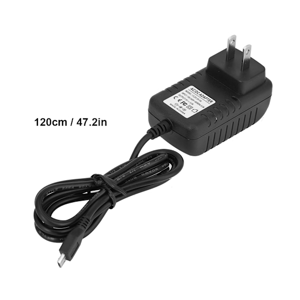 5V 3A AC/DC Micro USB Strømadapter for Raspberry Pi 3B+