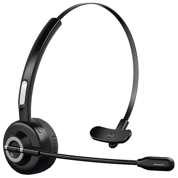 Bluetooth-hodetelefoner med mikrofon, trådløst headset over øret, støydempende PC-headset for mobil