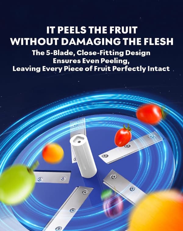 Electric Vegetable Peeler - USB Rechargeable 3-in-1 Kitchen Tool | Mini Peeler for Fruits & Vegetables | Fast & Easy Cooking