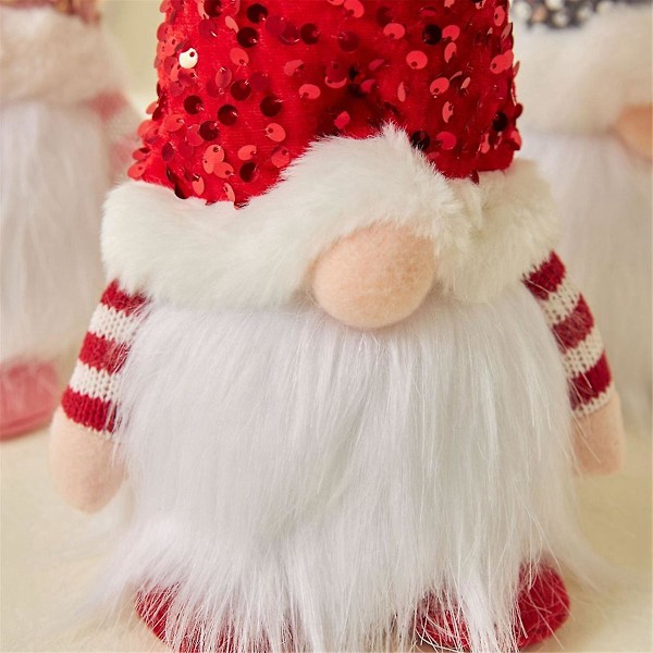 30cm Hehkuva LED Joulu Nukke Tonttu Joulupukki LED-valoilla Joulukoriste Kotiin Joulu Navidad Uusi Vuosi