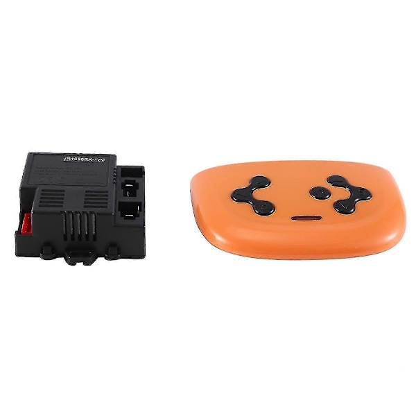 JR1630RX-12V HY2.4G Sähköinen lastenauto 2.4G Bluetooth-kaukosäädin ja vastaanotin Sähköajoneuvon lisätarvikkeet[D] BlackOrange