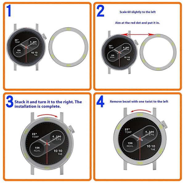 För Nothing CMF Watch Pro 2 Klockurtavla med Skärmskydd Ram Metallring Skydd Flerfärgad Multicolor Style C