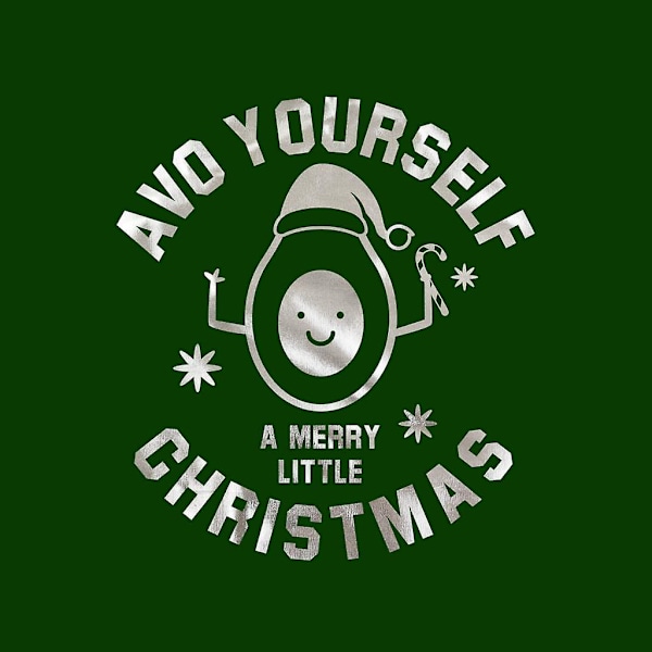 Avo Yourself A Merry Little Christmas Avocado T-skjorte for kvinner