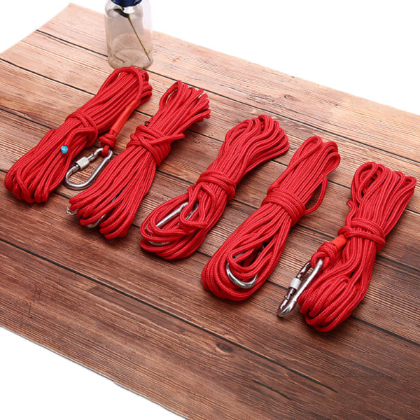 10M Red Fishing Magnet Rope Strong Search Magnet Fishing Pot SQBB