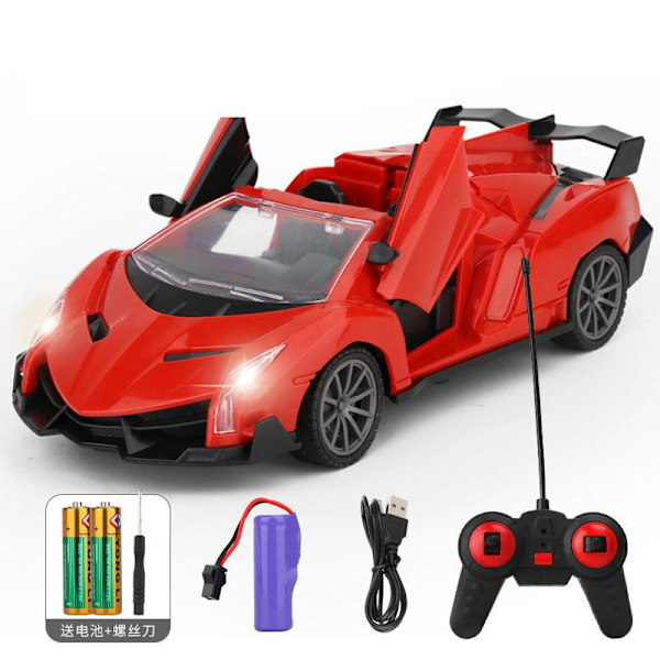 1:20 Lamborghini RC Bil Elektrisk Fjernstyrt Bil Leketøy For Gutter Bilmodell Red
