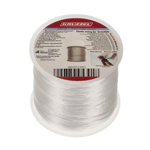 40m Elastisk Tråd for Smykkefremstilling og Håndverk