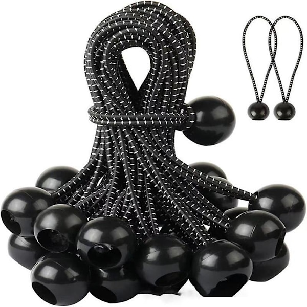 Multifunktionell Elastisk Solid Plastrep Boll Presenning Trampolin Tält Bungee Snören Fästremmar C 15cm830