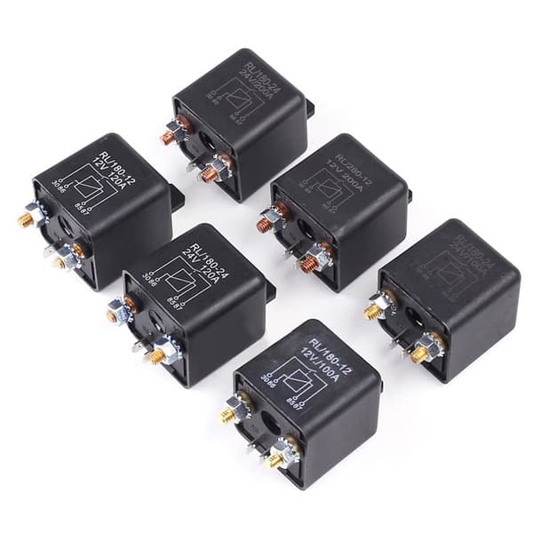 Bilrelæ Startrelæ 12V 200A 12V 200A