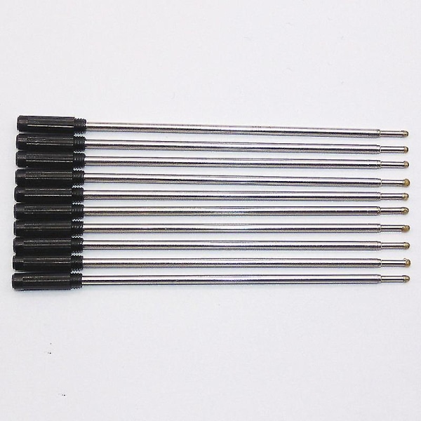10 X Cross Type Kulspetspenna Refills Bläck Medium & Black Wf Shytmv (färg: svart)