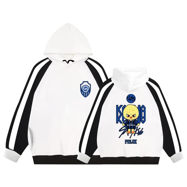 Han Student Tecknad Jacka Sidoficka Tröja Kvinnor Vinter Wolf - Fleece Lined XL