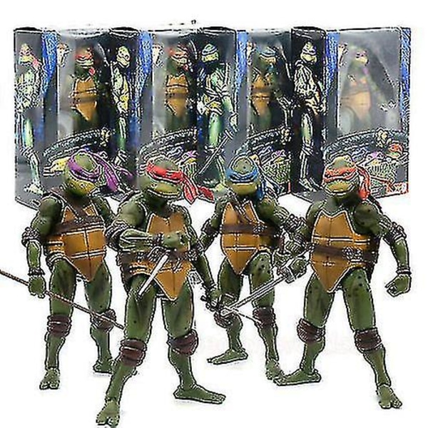 Ninja Turtles 1990 Elokuva 7 Neca Tmnt Teini-ikäiset Liikkuvat Lelut Mutantti Toimintahahmo{EE} Raphael
