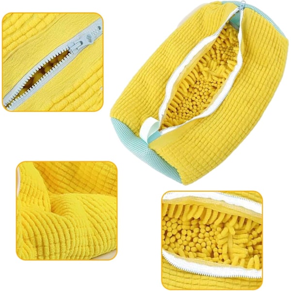 2-pakning vaskbare skoposer for vaskemaskin{EE}