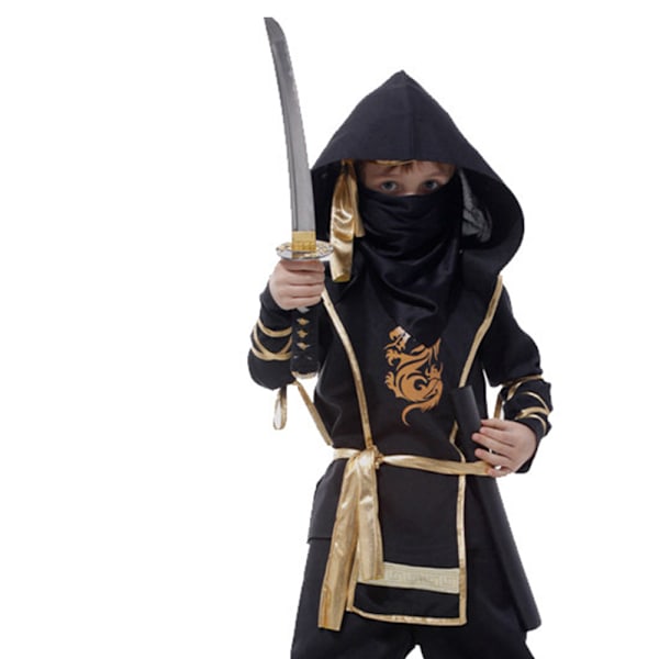 Ninja Warrior -asu Halloween-asut tytöille ja pojille