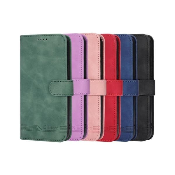 (For Samsung A26 5G) PU Leather Wallet Case with Card Slots, Shockproof blå