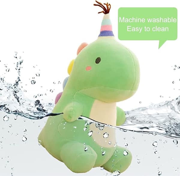 Dinosaurie gosedjur docka kudde sovande söt säng mjuk stor docka gör