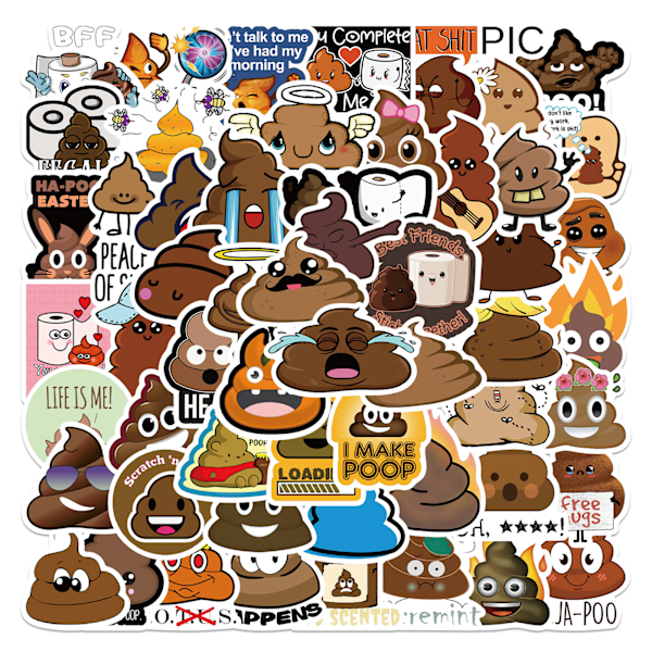 60 sarjakuva parodia kakka emoji tarraa{ee}