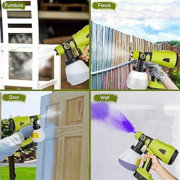 CASA Akku Maaliruisku Li-Ion Akulle Sähköinen Kädessä Pidettävä Maaliruisku Huonekalujen DIY-töihin