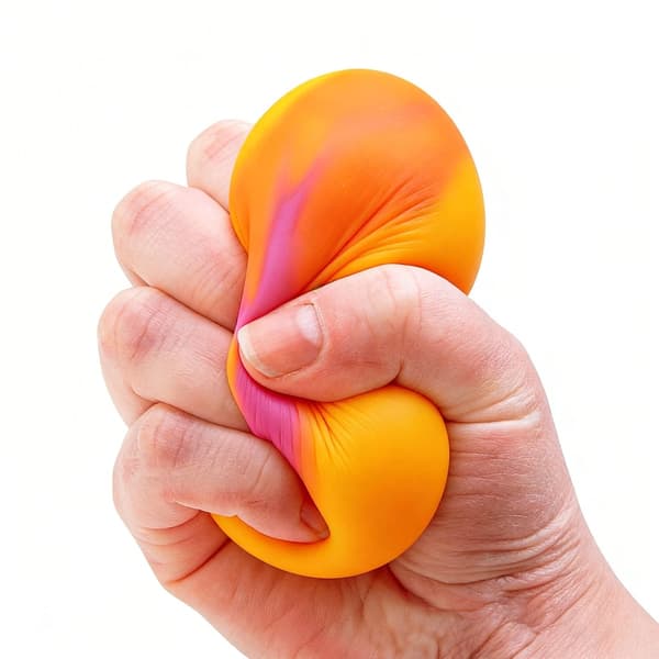NeeDoh Dippin Dazzler Farveskiftende Æg - Sensorisk Squishy Fidget Legetøj 1 stk-Orange Orange