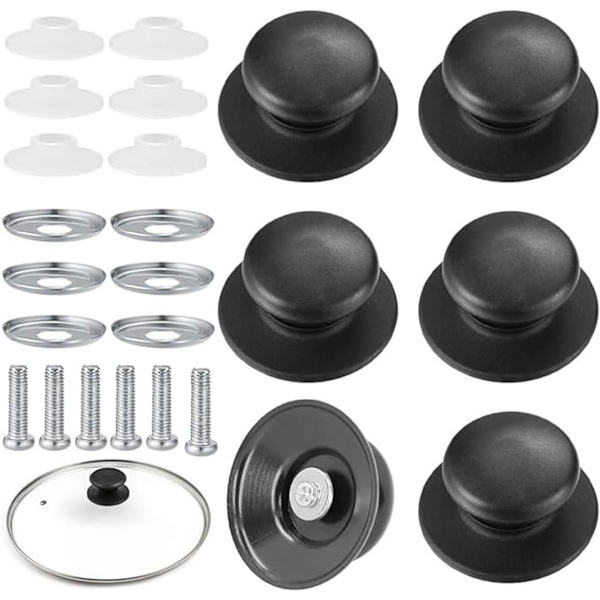 Lid handle - Lid knobs - Kitchenware spare parts - Universal - Pot handle - Screw