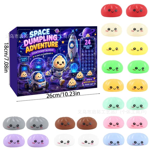 Maltose Squishy Dumpling Fidget Blind Box – Stressaflastende Klemmelegetøj til Voksne 44