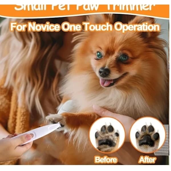 2026 New Upgraded Dog Paw Trimmer – Quiet and Highly Efficient, with LED Light