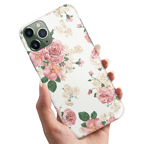iPhone 12 Mini - Skal/Mobilskal Retro Flowers{EE}