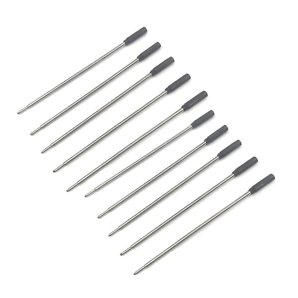 10 kpl kuulakärkikynän täytekyniä - Sininen Musta (115 mm) Black