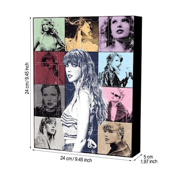 Taylor-Swift Adventskalender 2024 Julhelg Födelsedagsnedräkning