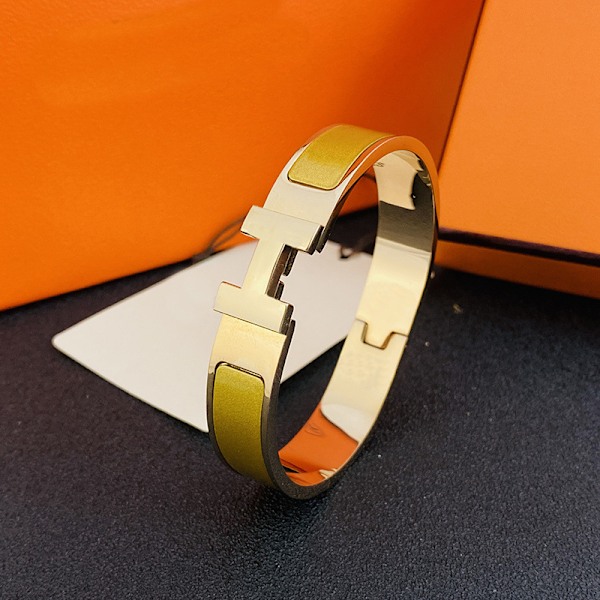H-Armbånd, 18K Alfabetlås for menn og kvinner, Armbånd for par i rustfritt stål, Rosegull oc{ee] Rose Gold and Champagne