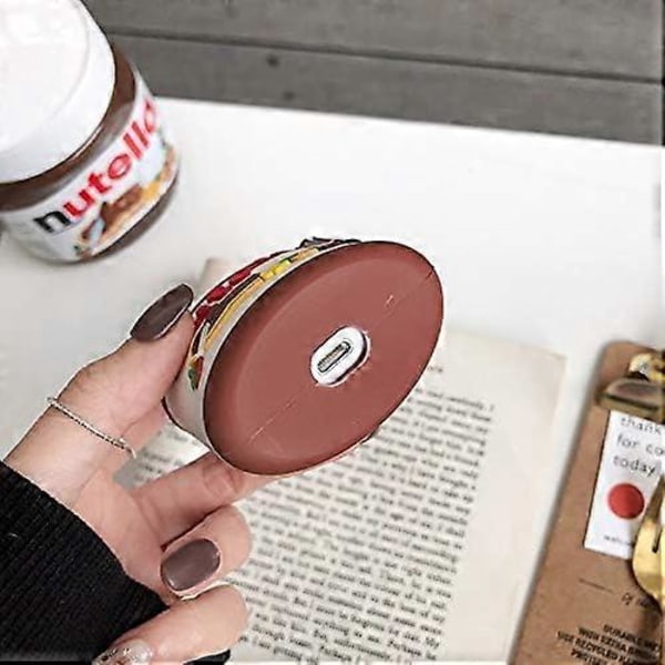 Passer for Airpods 3. generasjon 2021, Silikon Tegneserie Søtt Deksel Beskyttende Støtsikkert Deksel for Airpods 3 ChocolateSauce{hh] ChocolateSauce standard