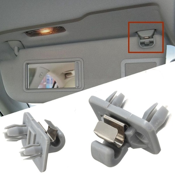 1 stk Solskjerm Krok Brakett for Audi A1 A3 A4 A5 Q3 Q5 Q7