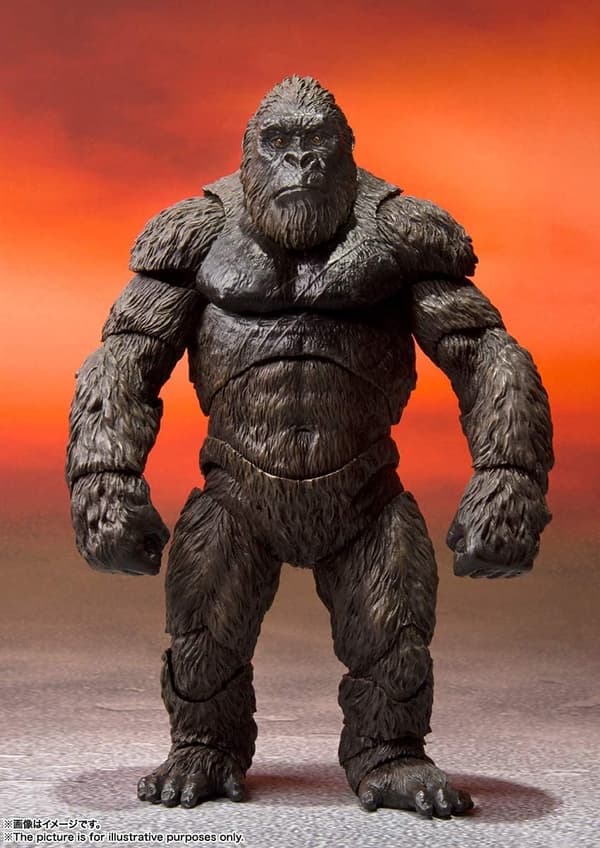 King Kong Actionfigur - King Kong Legetøjsfigur - Godzilla VS. Kong Legetøj