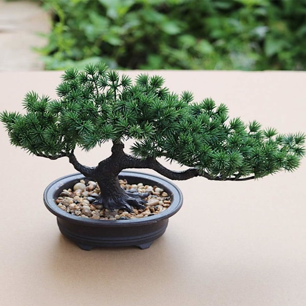 Kunstig bonsai tre falsk plante potte dekorasjon Kunstig{EE}