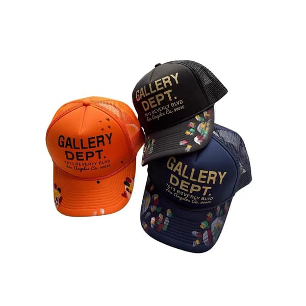 GALLERY DEPT Grafitti Letter Baseballlippis Black A