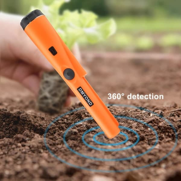 Metal Detector Pinpointer, Professional Waterproof Handheld, ZQKLA