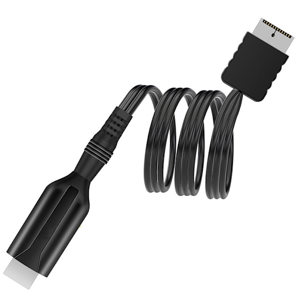 HDMI-kabel for Playstation 2 & Playstation 1-konsoll (PS2 & PS1), PS1/PS2 til HDMI-adapter med ekte RGB-signalutgang Playstation 1