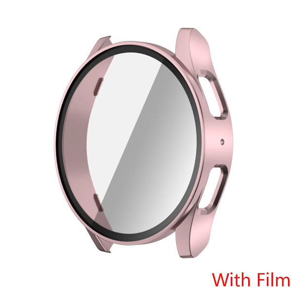 Hærdet Glas+Etui til Samsung Galaxy Watch 7 44mm 40mm Skærmbeskytter Allround Bumper Etui til Galaxy Watch 7FE 40 44mm RG[ee] RG For Watch 7 40mm