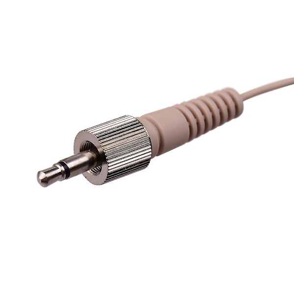 Letvægts hovedmonteret headset mikrofon Kondensatormikrofon 3,5 mm stik Kompatibel med Sennheiser trådløs beltpack sender