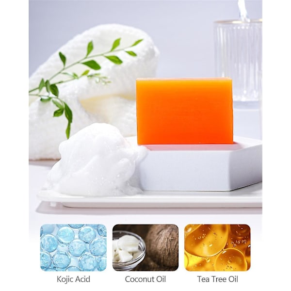 1-3 st Kojic San Hudljusande Kojicsyra Tvål 3pcs
