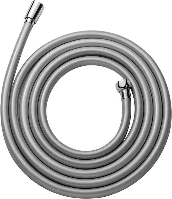 Universell 3m Glatt PVC Dusjslange Erstatning Sølv For Baderom Dusjhode Forlengelse
