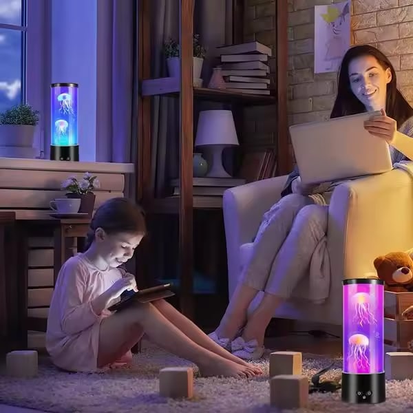 RGB-simuloitu meduusalampun akvaario - luo rauhoittavan ilmapiirin{EE}