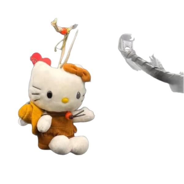 Japanilainen söpö Cardcaptor Sanrio Kuromiya Cinnamon Dog -pehmolelu riipus nuken koriste Broccoli Kitty has a brand and label