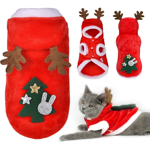 Hund Jul Kläder Kostym, Hundkläder för Små Medelstora Hundar