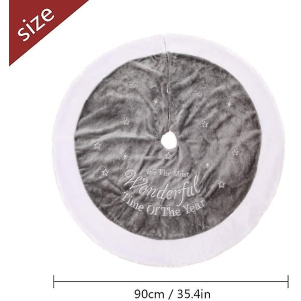 Juletreteppe Rund Form, Juletreskjørt, 90cm