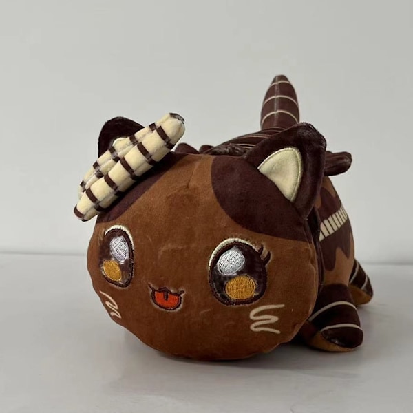 Aphmau Meemeows plysdukke kattedukke blød pudelegetøj Hamburg-WELLNGS chocolate cat