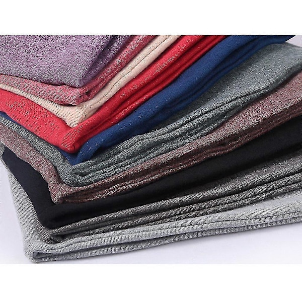 5-pak Slouchy Baggy Beanie Chemo Hue - Khaki + Sort + Grå + Bourgogne + Lilla
