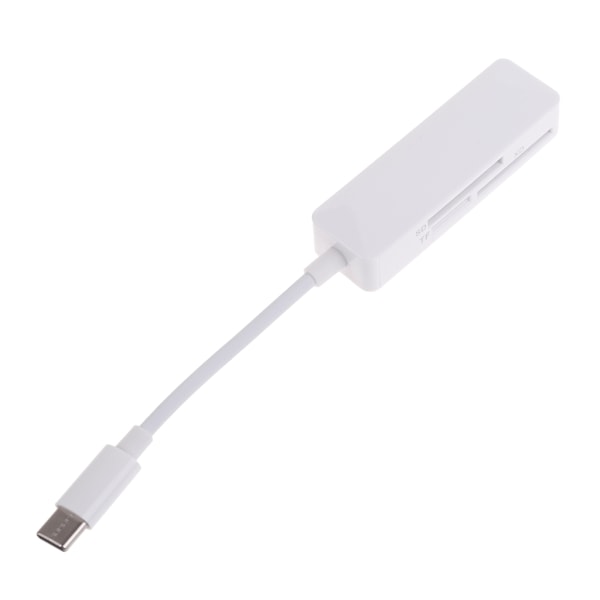 Mini Hukommelseskortlæser 3 i 1 Kortlæser USB C Kortlæser TFSD XD 3 i 1 Kortlæser til Bærbar Computer Telefon Tablet