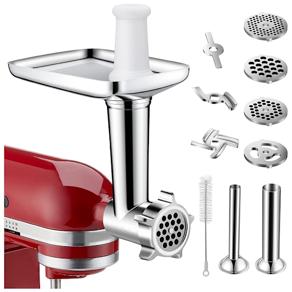 Kjøttkvern Tilbehør Pølsehorn Tilbehør for KitchenAid Kjøkkenassistent Kjøttkvern i Metall for Mat