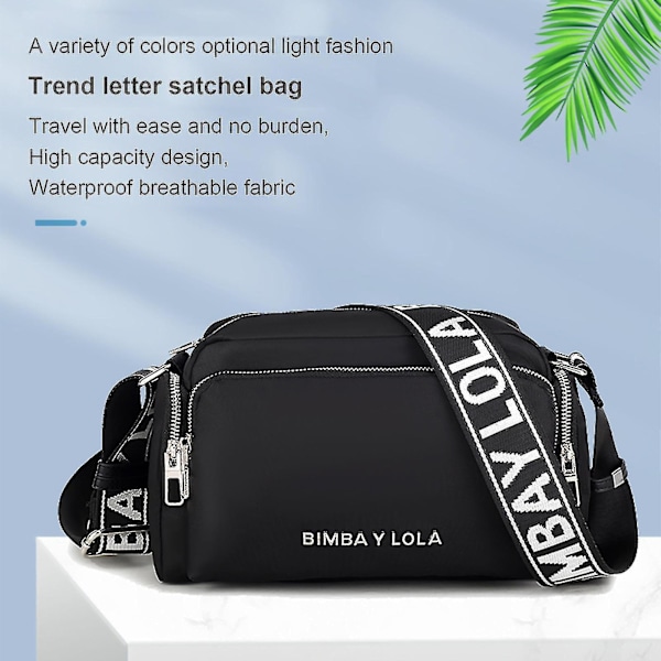 Bimba Y Lola Taske Dame Skuldertaske, Crossbody Taske Dame Luksus Håndtasker Vandtæt Taske